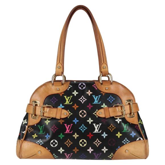 LOUIS VUITTON Monogram Multicolor Claudia Hand Bag Black M40194 - Picture 2 of 16